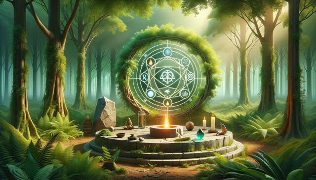 The Elemental Nexus: Integrating New Age Alchemy and Druidic Rituals