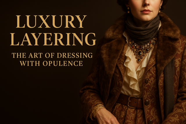 Luxury Layering: The Art of Dressing with Opulence