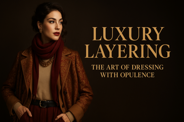 Luxury Layering: The Art of Dressing with Opulence