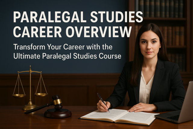 Paralegal Studies Career Overview