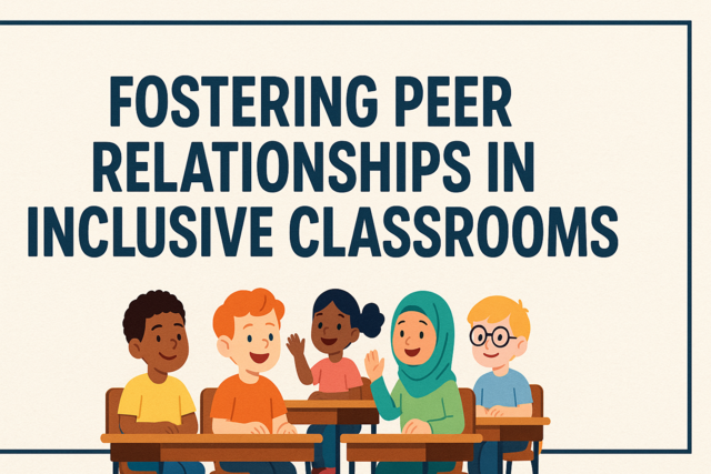 Fostering Peer Relationships in Inclusive Classrooms