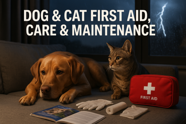 Dog & Cat First Aid, Care & Maintenance