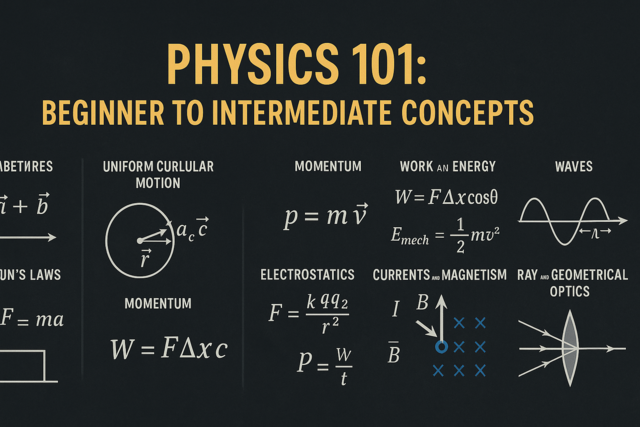 Physics 101: Beginner to Intermediate Concepts