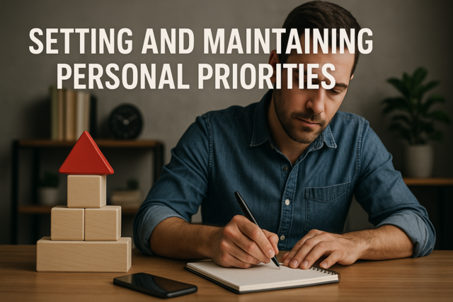 Setting and Maintaining Personal Priorities
