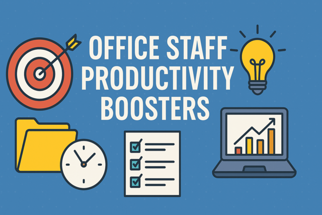 Office Staff Productivity Boosters