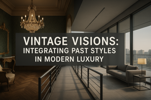 Vintage Visions: Integrating Past Styles in Modern Luxury