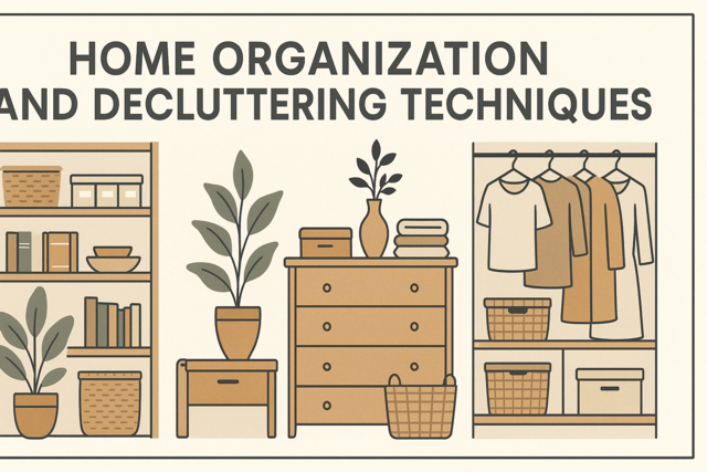 Home Organization and Decluttering Techniques