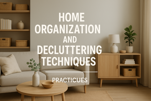 Home Organization and Decluttering Techniques