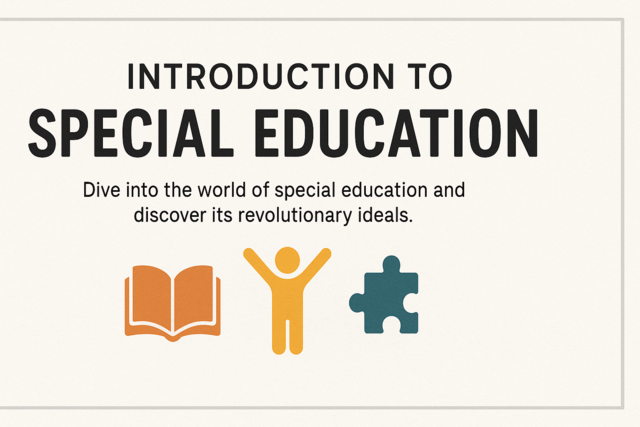 Online Class : Introduction to Special Education