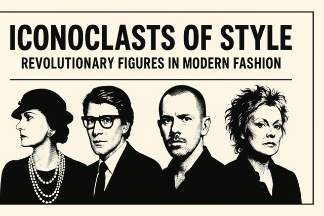 Iconoclasts of Style: Revolutionary Figures in Modern Fashion