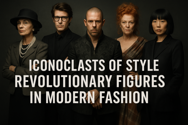 Iconoclasts of Style: Revolutionary Figures in Modern Fashion