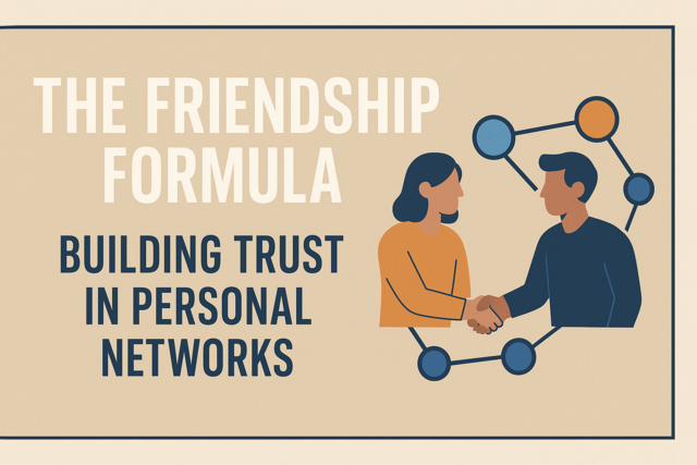 The Friendship Formula: Building Trust in Personal Networks