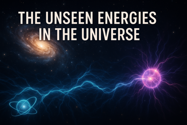The Unseen Energies in the Universe