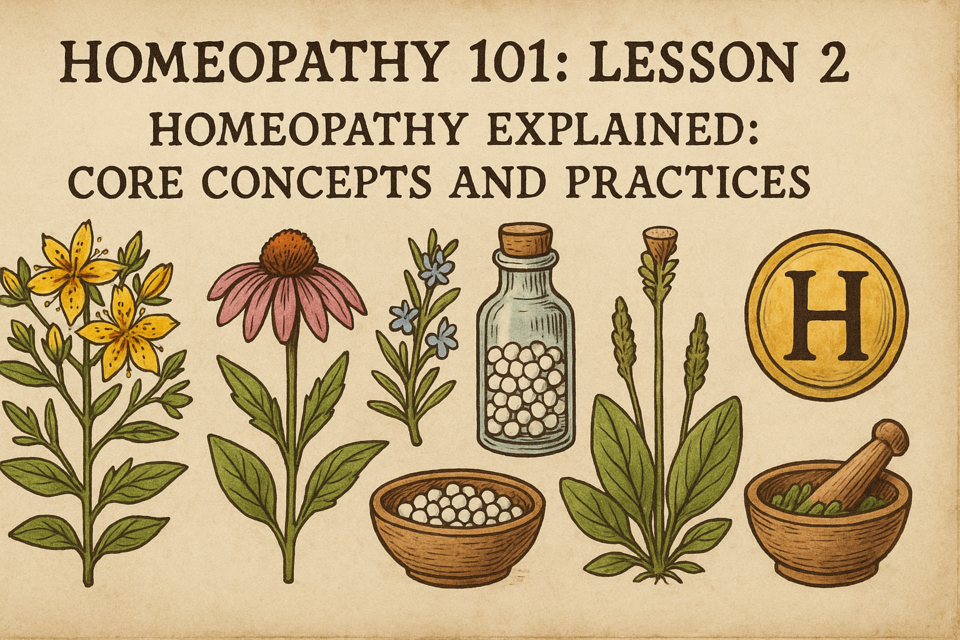 Online Course: Homeopathy 101 - Learn Homeopathic Medicine and Remedies