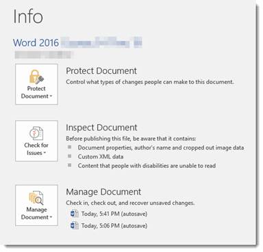 ms word 2016 assignment